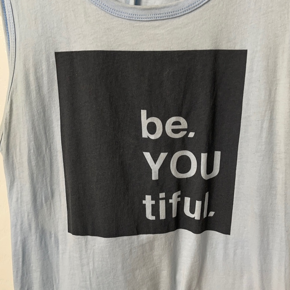 Lorna Jane be-YOU-tiful twist back tank